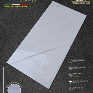 GẠCH ỐP LÁT 60X120 (4)12 PROCELAIN BÓNG KÍNH VI TINH CAO CẤP