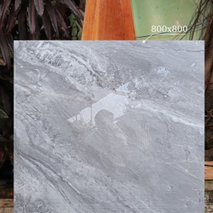 GẠCH LÁT NỀN 80X80 (4)4 XÁM VÂN BÓNG KÍNH CAO CẤP