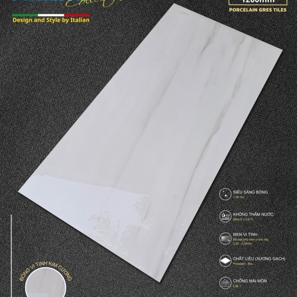 GẠCH ỐP LÁT 60X120 (4)11 PROCELAIN BÓNG KÍNH VI TINH CAO CẤP