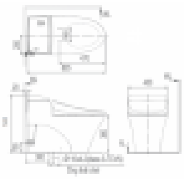 Bồn Cầu INAX AC-1008VRN (AC1008VRN) 1 Khối Aqua Ceramic Xả Nhấn