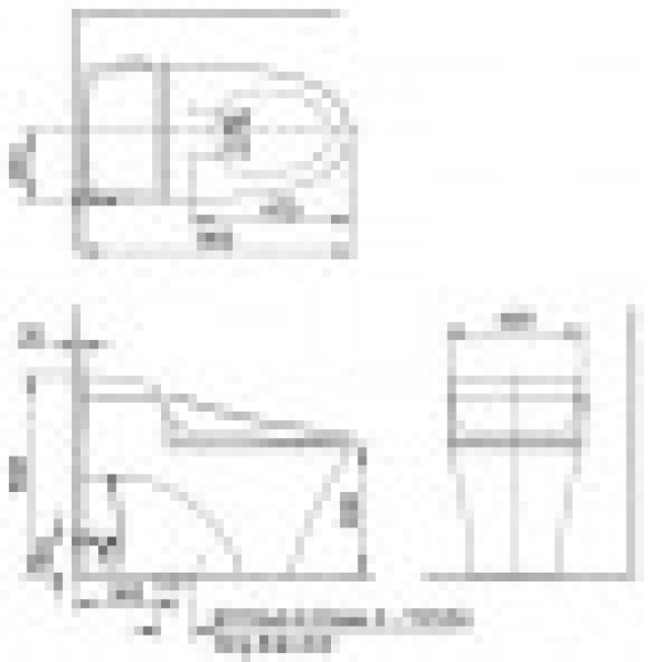 Bồn Cầu INAX AC-1017VRN (AC1017VRN) 1 Khối Aqua Ceramic Xả Gạt