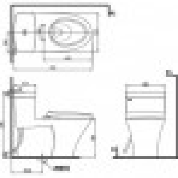 Bồn Cầu INAX AC-900VRN (AC900VRN) 1 Khối Aqua Ceramic INAX