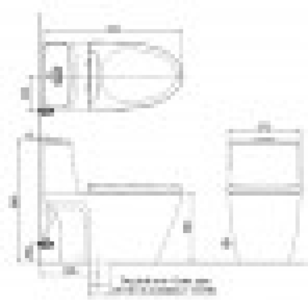 Bồn Cầu INAX AC-902VN (AC902VN) 1 Khối Dòng S200