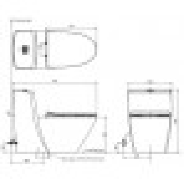 Bồn Cầu INAX AC-919VRN (AC919VRN) 1 Khối Aqua Ceramic