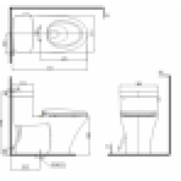 Bồn Cầu INAX AC-991VRN (AC991VRN) 1 Khối Xả Gạt Aqua Ceramic