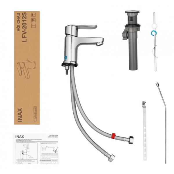 Vòi Lavabo Inax LFV-2012S Nóng Lạnh Cao Cấp