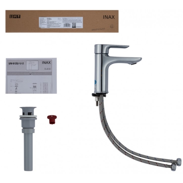 Vòi Chậu Lavabo Inax LFV-612S Nóng Lạnh