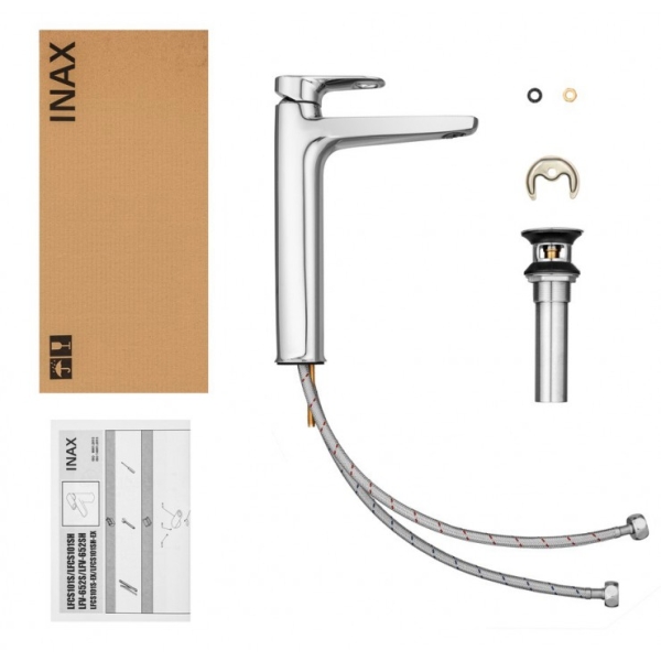 Vòi Lavabo Inax LFV-652SH Đặt Bàn Nóng Lạnh