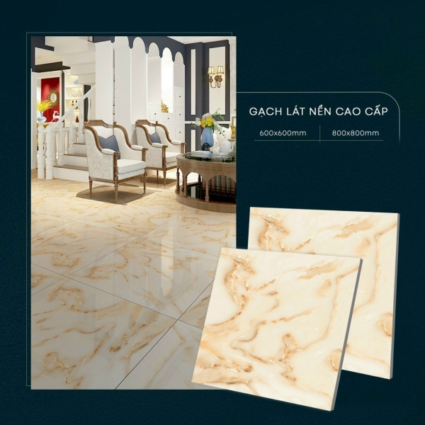 GẠCH LÁT 60X60 (2)20 BÓNG KÍNH